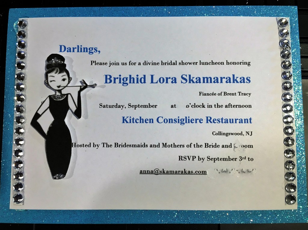 Audrey Hepburn Breakfast at Tiffany’s Bridal&nbsp;Shower